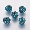 Alloy Rhinestone Beads RB-A034-10mm-A03B-1