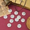 Tibetan Style Alloy Pendants TIBE-YW0001-58-5