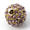 Alloy Rhinestone Beads RB-A034-12mm-G-3