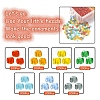 1400Pcs 7 Colors Glass Seed Beads SEED-YW0001-81-2