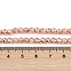 Baking Paint Electroplated Synthetic Non-magnetic Hematite Beads Strands G-H072-A01-01H-4