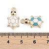 Alloy Enamel Pendants FIND-K020-26G-2