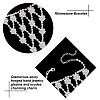 2Pcs 2 Style Crystal Rhinestone Tennis Ring Bracelet BJEW-AN0001-11-3