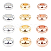 Brass Flat Round Spacer Beads KK-PH0035-81-1