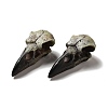Crow Raven Bird Skull Resin Home Display Decoration RESI-A018-01A-1