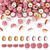 120Pcs 4 Styles Pave Disco Ball Beads RB-TA0001-16-1