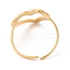 Ion Plating(IP) 201 Stainless Steel Open Cuff Ring X-RJEW-E063-51G-3