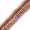 Electroplated Synthetic Non-magnetic Hematite Beads Strands G-I364-F01-RG-1