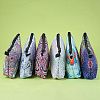 6Pcs 6 Colors Polyester Tarp Zip Cosmetic Pouches ABAG-SZ0001-25-6