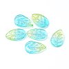 Transparent Glass Pendants GLAA-H016-08H-14-2