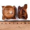 Wood Crystal Ball Display Bases WOOD-A023-03-3