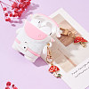 5Pcs Alloy Enamel Keychain JX218A-6