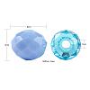 500Pcs 5Colors Electroplate Glass Beads EGLA-LS0001-01A-3