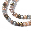 Electroplate Glass Beads Strands EGLA-T020-13B-01-3