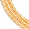 Electroplated Shell Pearl Beads Strands BSHE-H113-06A-09-3