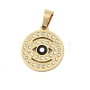 Ion Plating(IP) 304 Stainless Steel Enamel Rhinestone Pendants STAS-Q325-03H-G-1