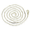 Brass Paperclip Chains MAK-S072-09A-14KC-3
