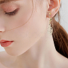 20Pcs 2 Colors Brass Clip-on Hoop Earring Converters Findings KK-SP0002-53-6