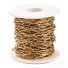 Ion Plating(IP) 304 Stainless Steel Paperclip Chains CHS-O010-01G-2
