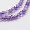 Natural Amethyst Bead Strands G-G663-17-2mm-3