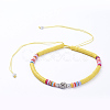 Adjustable Nylon Cord Braided Beaded Necklaces NJEW-JN02727-2