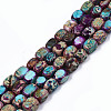 Natural Regalite/Imperial Jasper/Sea Sediment Jasper Beads Strands G-Z008-01B-1