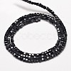 Faceted Cube Glass Beads Strands EGLA-J133-C01-2