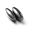 Magnetic Synthetic Hematite Oval Beads G-P079-07A-1