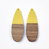 Resin & Walnut Wood Big Pendants X-RESI-Q210-013A-A03-2