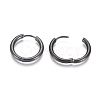 304 Stainless Steel Huggie Hoop Earrings EJEW-F111B-19mm-B-3