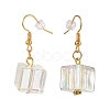 Brass Dangle Earrings EJEW-JE04594-5