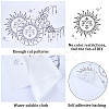 A4 Non-woven Fabrics Water-soluble Embroidery Aid Drawing Sketch DIY-WH0541-001-5