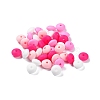 Rondelle Food Grade Eco-Friendly Silicone Focal Beads SIL-F003-07D-1