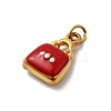 304 Stainless Steel Enamel Pendants Ion Plating(IP) STAS-B097-09G-02-2