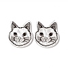Opaque Acrylic Pendants SACR-G023-B02-1
