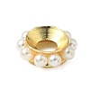 Brass European Beads KK-K293-49G-2