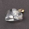 Spray Painted Glass Pendants LS-X-GLAA-N035-016-A03-4