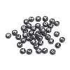 Acrylic Horizontal Hole Letter Beads X-OACR-E001-17-2