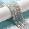 Natural Banded Agate/Striped Agate Beads Strands G-E605-A02-01F-2