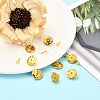 Brass Butterfly Clutches Pin Backs KK-YW0002-23G-2