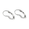 Non-Tarnish 316 Surgical Stainless Steel Leverback Earring Findings STAS-P319-36P-1