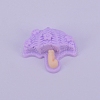 Opaque Frosted Resin Cabochon RESI-WH0009-08-1