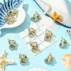 5Pcs Natural Sea Shell Pendants SSHEL-YW0001-11-5