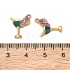 304 Stainless Steel Enamel Pendants SA-CBA7876-40G-01-3