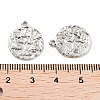Anti-Tarnish Rhodium Plated 925 Sterling Silver Pendant STER-H111-04P-3