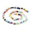 Handmade Millefiori Glass Bead Strands X-LAMP-J035-6mm-02-3