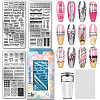 Stainless Steel DIY Nail Art Templates MRMJ-PH0003-21-1