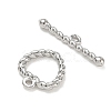 Brass Toggle Clasps KK-CBA42CA-01D-P-3