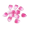 Two-Tone Transparent Glass Charms GLAA-H016-15W-1