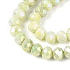 Anti-Tarnish Electroplate Rondelle Glass Beads Strands EGLA-T021-8mm-17-05-4